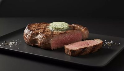 Argentinisches Rumpsteak mit Kräuterbutter