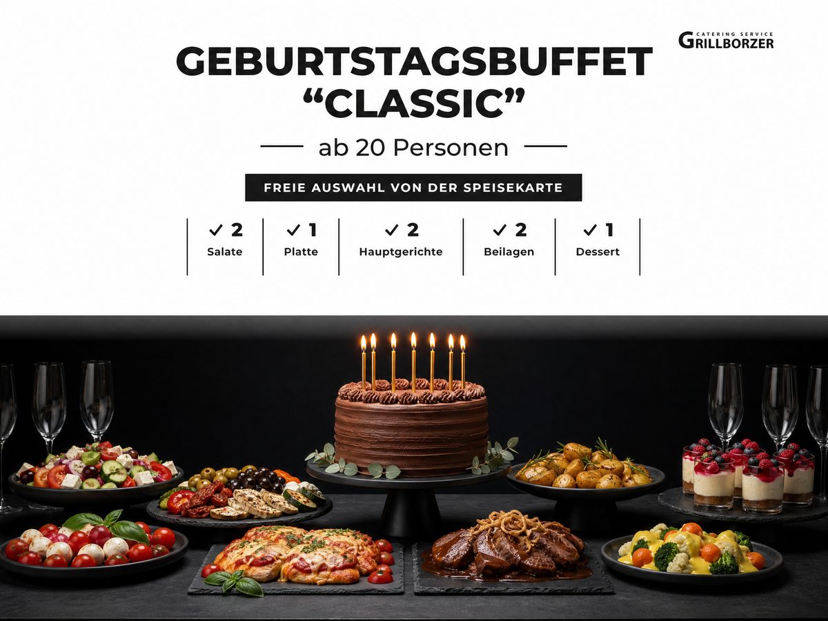 Geburtstagsbuffet Classic Catering Aachen