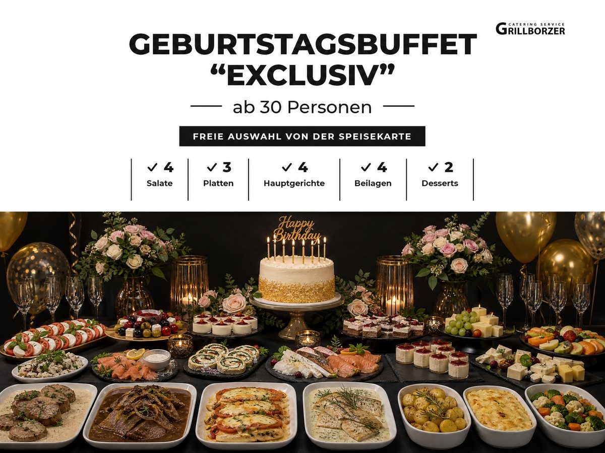 Geburtstagsbuffet Exclusiv Catering Aachen