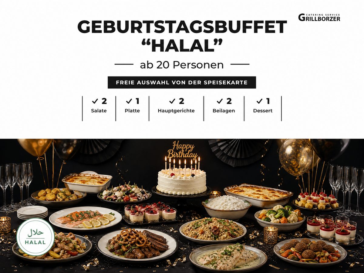 Geburtstagsbuffet Halal Catering Aachen