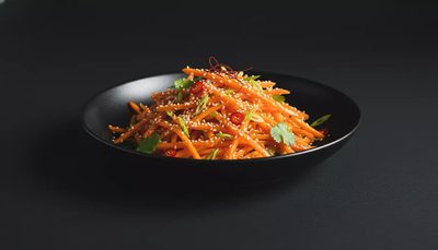 hausgemachter Möhrensalat nach Koreanischer Art
