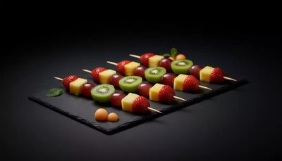 Leckere Obstspieße