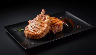 Saftige Schweinenacken-Koteletts in würziger Marinade