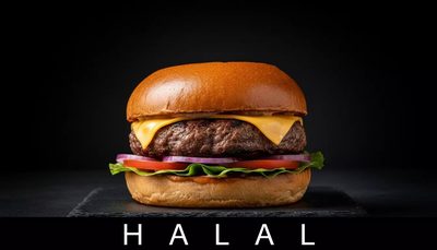 Saftiger Burger vom Rind